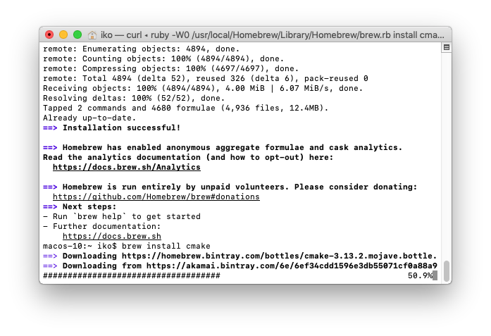 Installing CMake on macOS using Homebrew 6.png